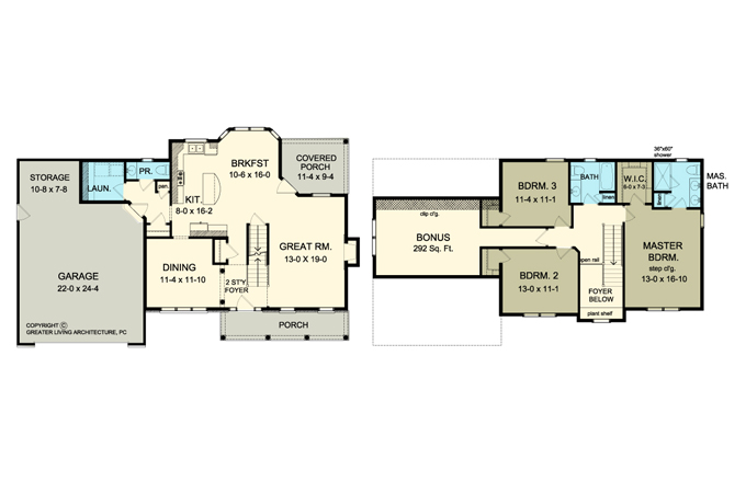 Bixby 3 Bedroom Floor Plan
